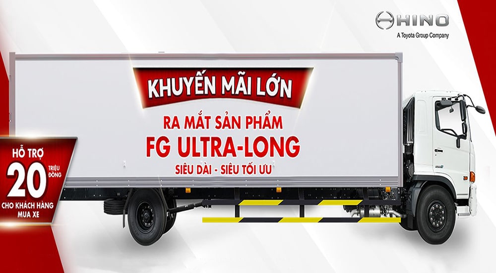 XE TẢI HINO FG SIÊU DÀI ULTRALONG