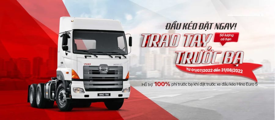 KHUYẾN MÃI ĐẦU KÉO HINO EURO5