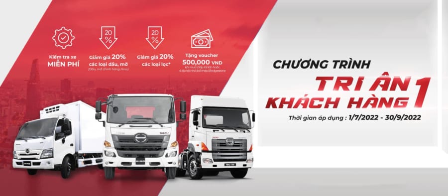 TRI ÂN KHÁCH HÀNG HINO