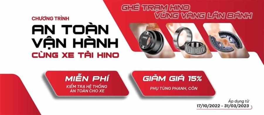 AN TOÀN VẬN HÀNH CÙNG XE TẢI HINO