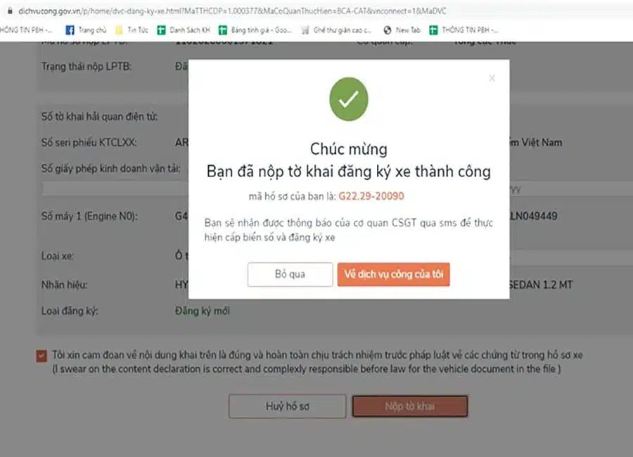 ĐĂNG KÝ XE Ô TÔ