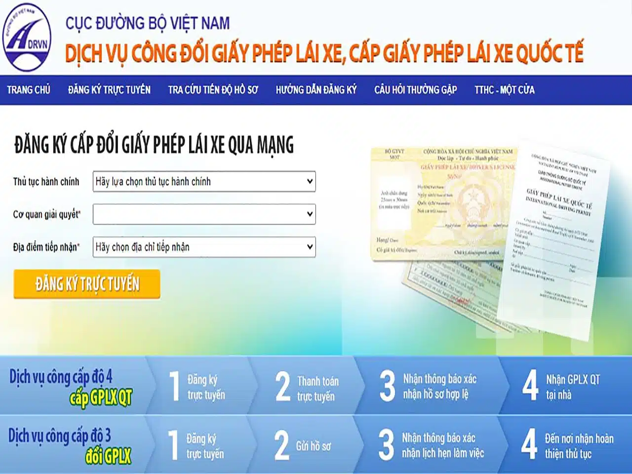 ĐỔI BẰNG LÁI Ô TÔ