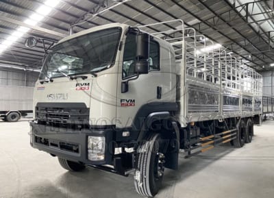 XE TẢI ISUZU FVM34WE4 15 TẤN THÙNG MUI BẠT 9.4M