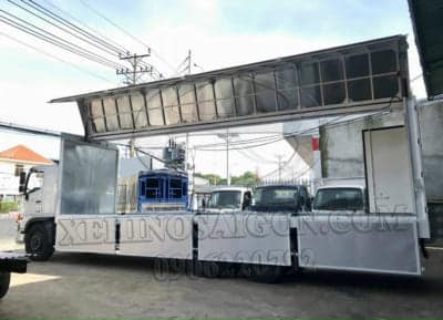 XE TẢI HINO FL8JW7A 15 TẤN THÙNG CÁNH DƠI 9.4M