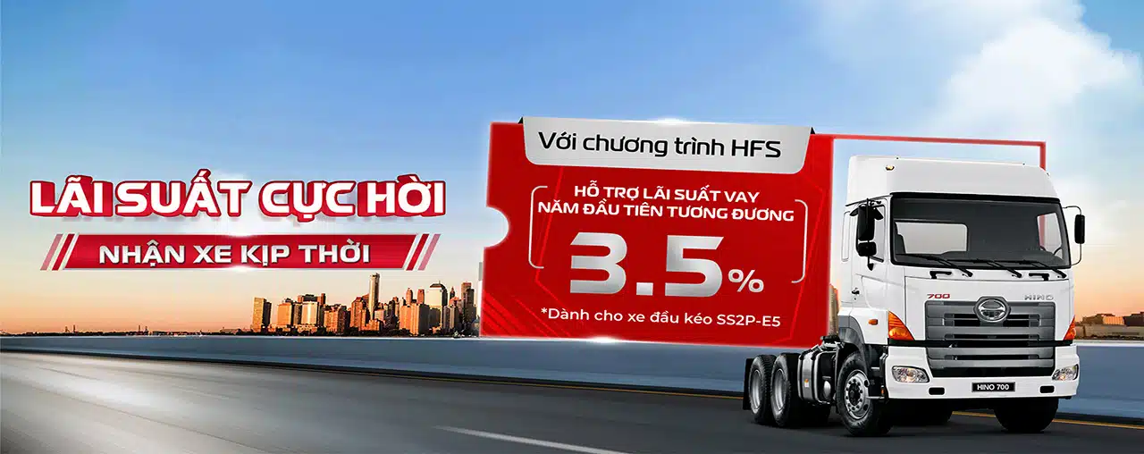 LÃI SUẤT ĐẦU KÉO HINO SS2P