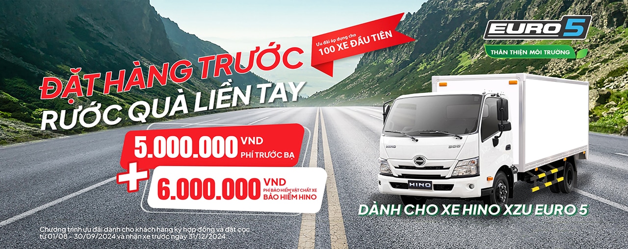 Xe Tải Hino XZU Euro 5