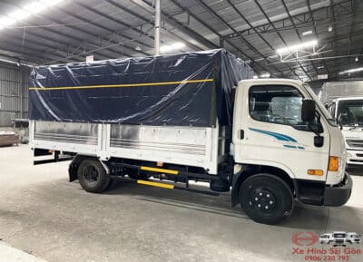 Xe Tải Hyundai New Mighty 75S 3.5 Tấn Thùng Mui Bạt 4.5m