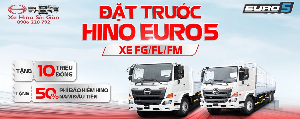 Khuyến Mãi Hino FG FL FM Euro 5