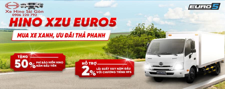 Khuyến Mãi Hino XZU Euro 5