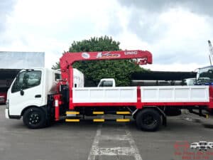 Xe Tải Hino XZU720 3.5 Tấn Gắn Cẩu Unic 340