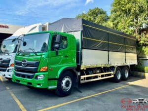 Xe Tải Hino FL8JT8A 15 Tấn Thùng Mui Bạt Nhôm 7.7m