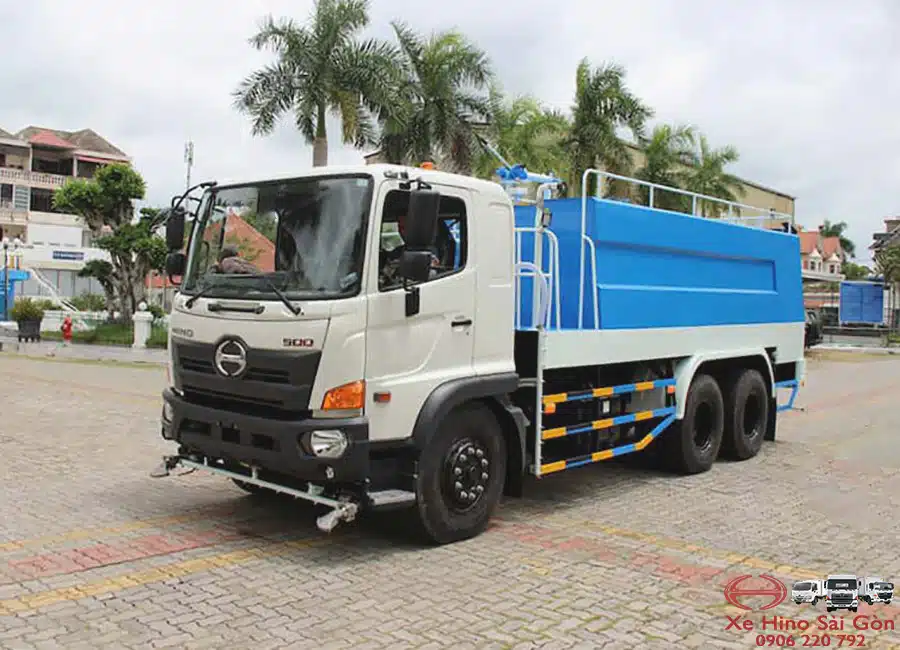 Xe Bồn Tưới Rửa Đường Hino FM8JN8A 14 Khối