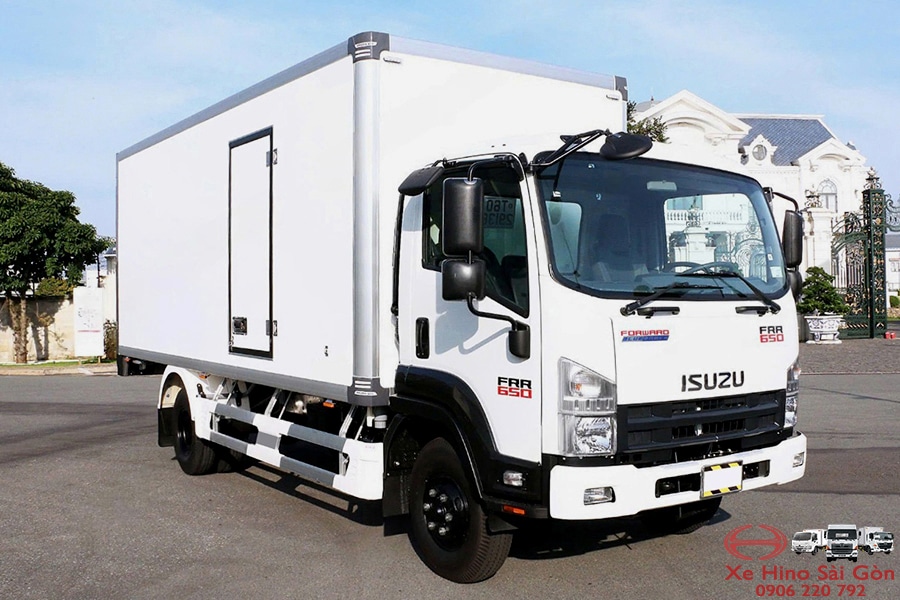 Xe Tải Isuzu FRR650 6.5 Tấn Thùng Bảo Ôn 5.7m