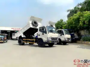 Xe Ben Hino Dutro XZU342MD 3.5 Tấn Thùng Tự Đổ 3 Khối