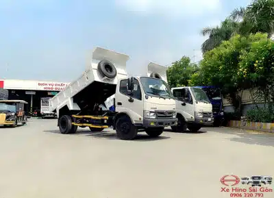 Xe Ben Hino Dutro XZU342MD 3.5 Tấn Thùng Tự Đổ 3 Khối