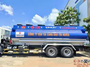 Xe Bồn Chở Xăng Dầu Hino FL8JT8A 18 Khối