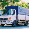 Xe Tải Hino FC9JJTC 6.5 Tấn Thùng Mui Bạt Nhôm 5.7m