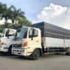 Xe Tải Hino FC9JNTC 6.5 Tấn Thùng Mui Bạt Nhôm 7.3m