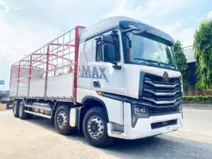 Xe Tải Howo Max 4 Chân Thùng Mui Bạt Nhôm 9.7m