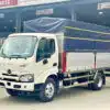 Xe Tải Hino XZU650 3.5 Tấn Thùng Mui Bạt Nhôm 4.5m