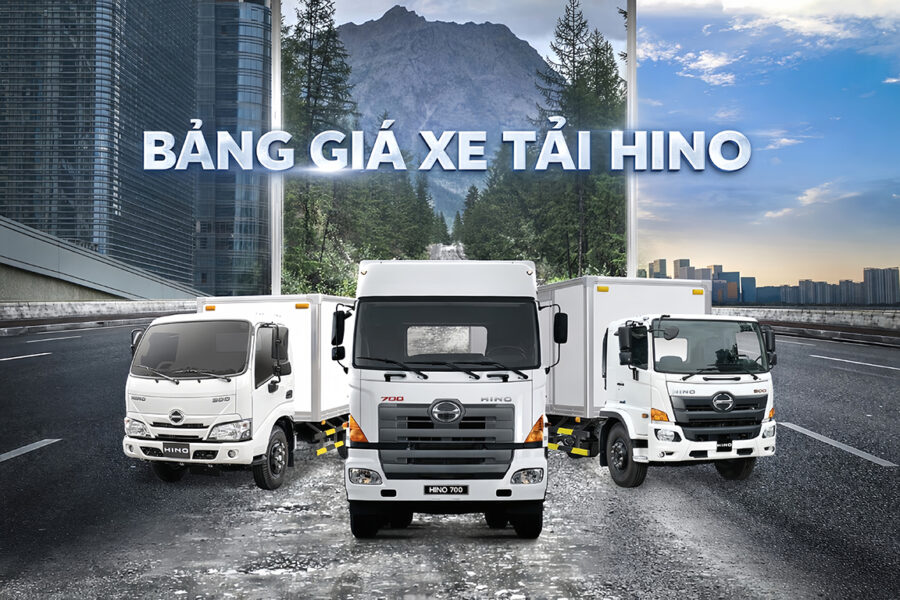 Bảng giá xe tải Hino mới nhất