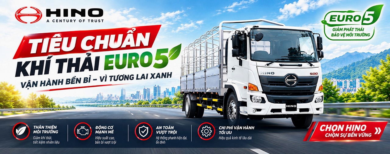 Tiêu Chuẩn Khí Thải Hino Euro 5