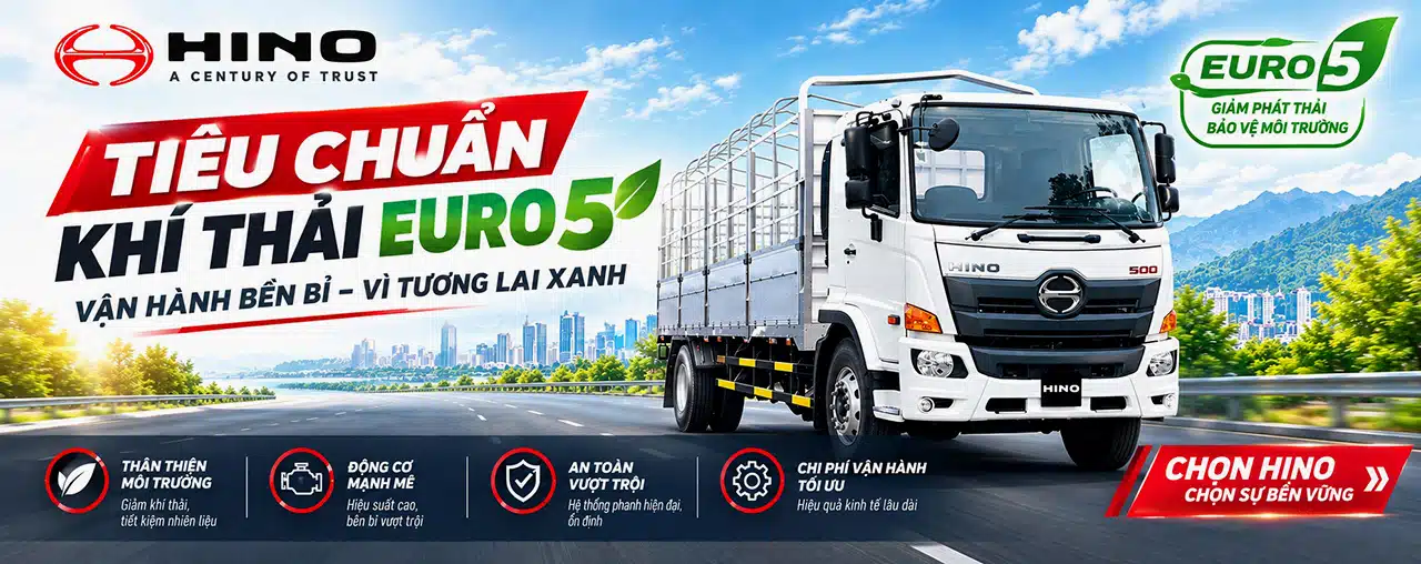 Tiêu Chuẩn Khí Thải Hino Euro 5