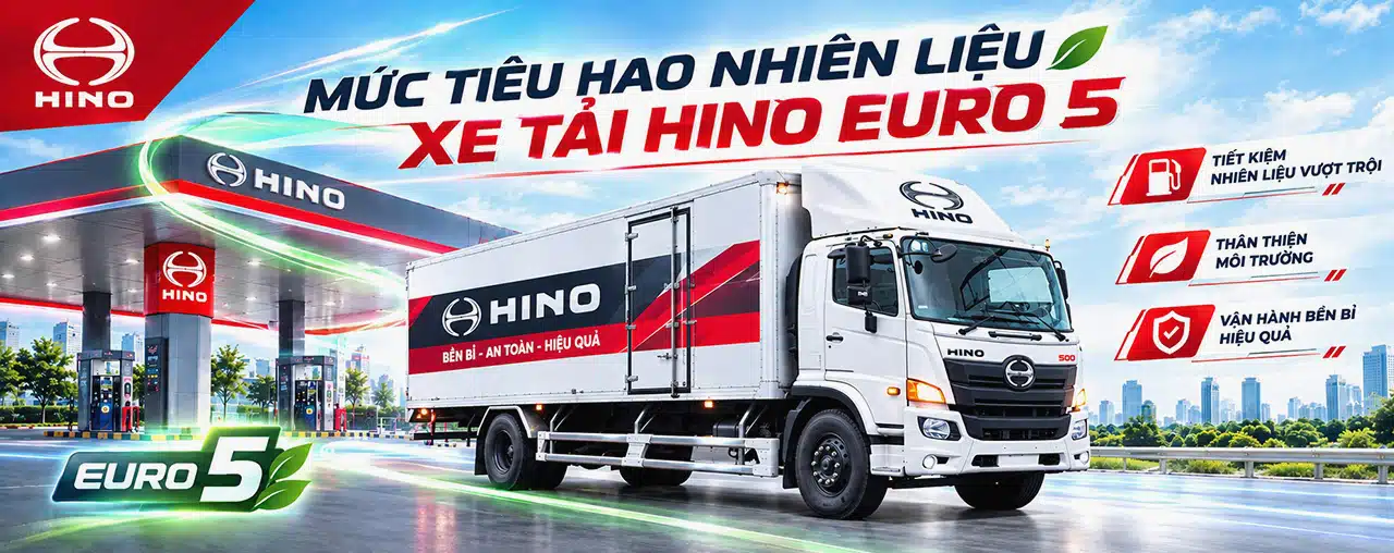 Tiêu Hao Nhiên Liệu Xe Tải Hino Euro 5